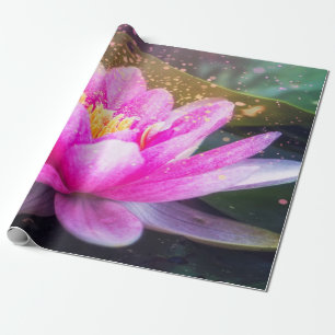 Lotosblume. Landschaft, Zen Geschenkpapier