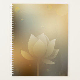 Lotosblumen-Hardcover-Tagesplaner Planer