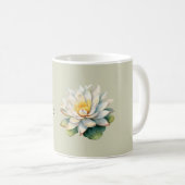 Lotosblumen-Serenität Kaffeetasse (VorderseiteRechts)
