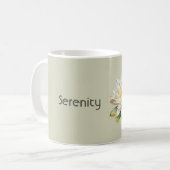 Lotosblumen-Serenität Kaffeetasse (Vorderseite Links)