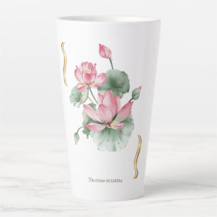 Lotosblumendesign milchtasse