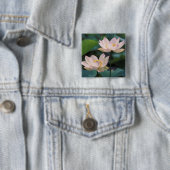 Lotosblüte in Blüte, China Button (Beispiel)