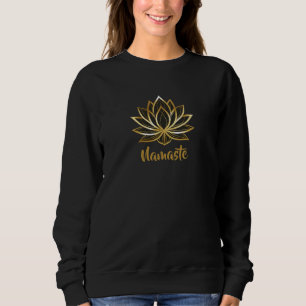 Lotosblüten-Gruß-Sweatshirt Sweatshirt