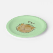 Lötpapier-Teller Pappteller (Schrägansicht)