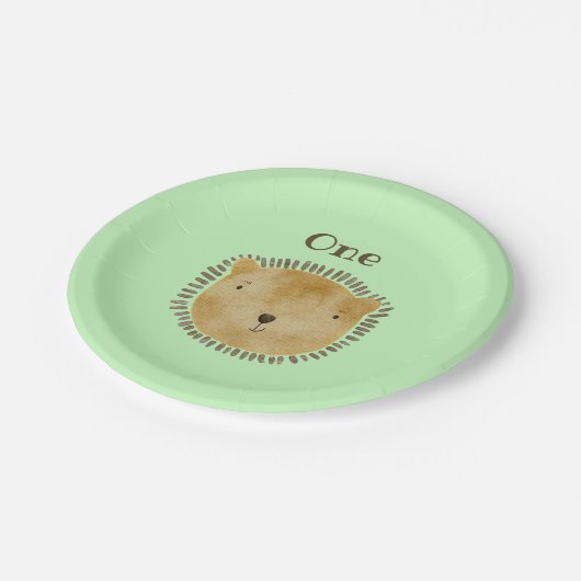 Lötpapier-Teller Pappteller (Schrägansicht)