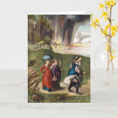 Lot's Escape - Albrecht Durer - c1496 Karte (Gelbe Blume)