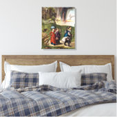 Lot's Escape - Albrecht Durer - c1496 Leinwanddruck (Insitu (Schlafzimmer))