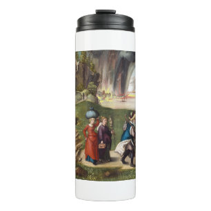 Lot's Escape - Albrecht Durer - c1496 Thermosbecher