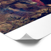 Lot's Family Verlassend Sodom, 1625 (Öl auf Platte Poster (Ecke)