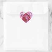 Lots O Pink Rose Personal Heart Wedding Sticker (Tasche)
