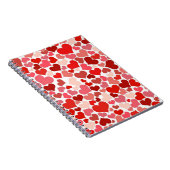 Lots of Love Hearts Mosaic Pattern Notizblock (Rechte Seite)