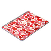 Lots of Love Hearts Mosaic Pattern Notizblock (Linke Seite)
