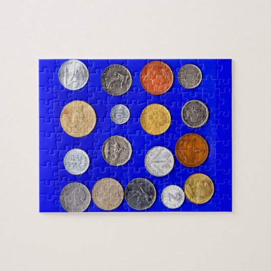 lotsa ausländische Münzen Puzzle (Horizontal)