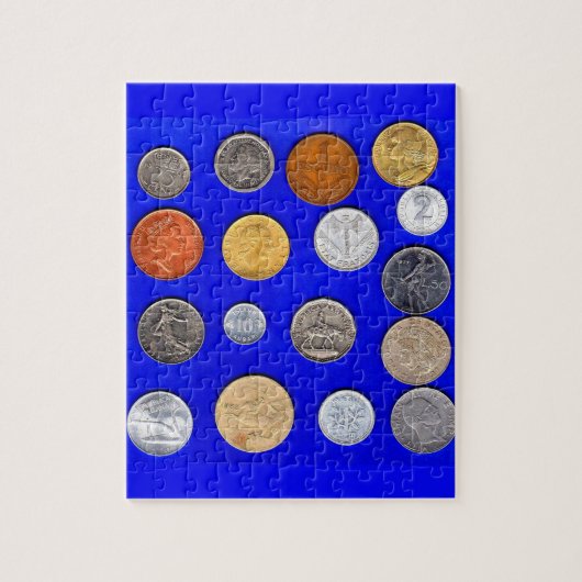 lotsa ausländische Münzen Puzzle (Vertikal)