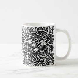 Lotsa Bikes - Fahrraddesign-Tasse Kaffeetasse