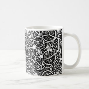 Lotsa Bikes - Fahrraddesign-Tasse Kaffeetasse