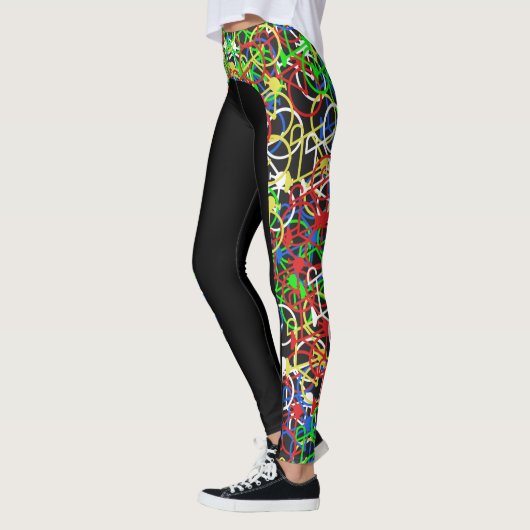 Lotsa Colored Bicycles - Leggings des Radfahrers (Links)