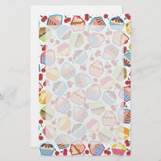 Lotsa Cupcakes Briefpapier (Vorne/Hinten)