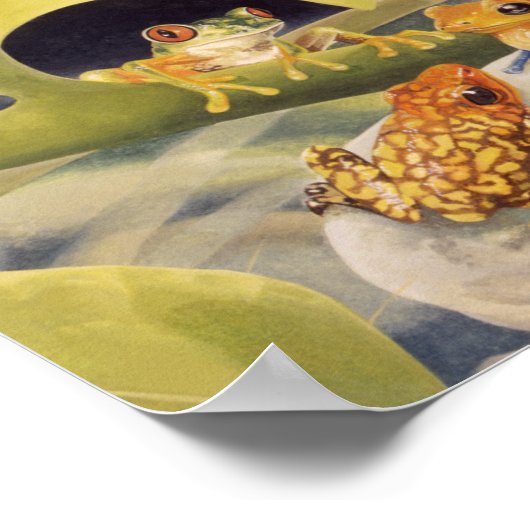 Lotsa Frogs! Poster (Ecke)