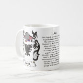 Lott, die Geschichte, die Bedeutung und das Wappen Kaffeetasse (Vorderseite Links)
