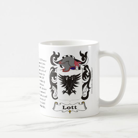 Lott, die Geschichte, die Bedeutung und das Wappen Kaffeetasse (Rechts)