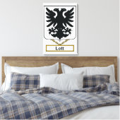 Lott Familienwappen Leinwanddruck (Insitu (Schlafzimmer))