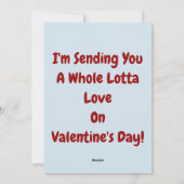 lotta Liebe Valentine Feiertagskarte (Rückseite)