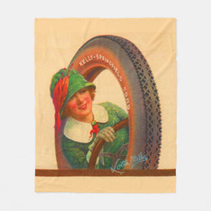 Lotta Miles no. 1-1920s Kelly-Springfields reifen  Fleecedecke