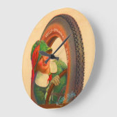 Lotta Miles no. 1- 1920s Kelly-Springfields tire m Große Wanduhr (Winkel)