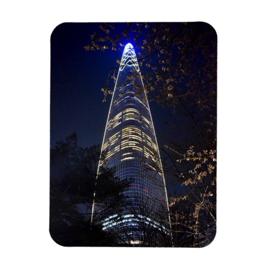 Lotte Tower in Seoul Magnet (Vertikal)