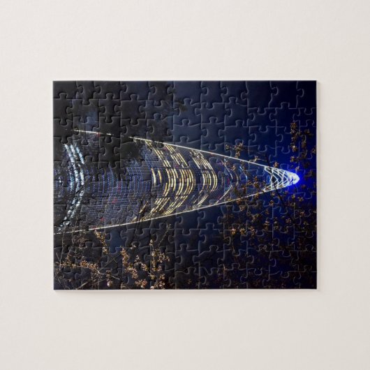 Lotte World Tower in Südkorea Puzzle (Horizontal)