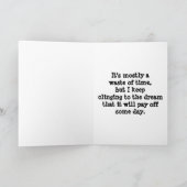 Lotterie-Grußkarte Karte (Innenseite)