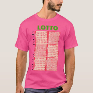 Lotterie Lotto Ticket Party Halloween Cosplay Gewi T-Shirt