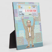 Lotteriesieger 10M Karo Vector Fotoplatte (Seite)