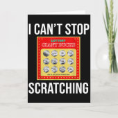 Lottery I Can't Stop Scratching - Scratch Ticket Karte (Vorderseite)