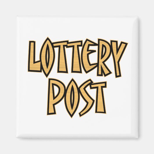 Lottery Post Magnet (Vorne)