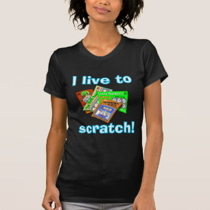 Lottery Scratch-Off dunkles Shirt
