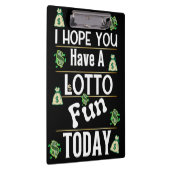 Lottery Scratch Ticket LOTTO Spaß Klemmbrett (Rechts)