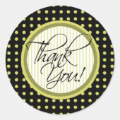 Lotti Dotti - Danke, Sticker (Saffron) (Vorderseite)