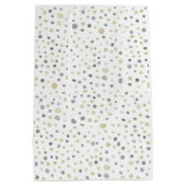Lottie Confetti Wasserfarbe Dots Geschenktasche Mittlere Geschenktüte (Rückseite)