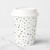 Lottie Confetti Wasserfarbe Dots Paper Cup Pappbecher (Links)