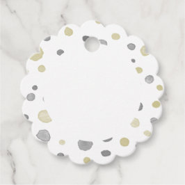 Lottie Confetti Wasserfarbe Punkte Liebesmarken Geschenkanhänger