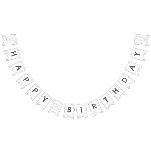 Lottie Confetti Wasserfarben Punkte Jagdflagge Wimpelkette (Alle)