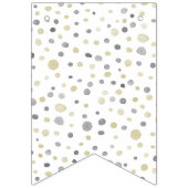 Lottie Confetti Wasserfarben Punkte Jagdflagge Wimpelkette (Erste Fahne)