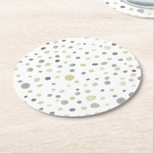 Lottie Confetti Watercolor Dots Paper Untersetzer
