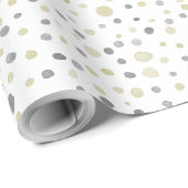 Lottie Confetti Watercolor Dots Wrapping Paper Geschenkpapier (Rolleneckpunkt)