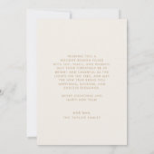 LOTTIE Goldene Freude Modernes Foto Weihnachten (Rückseite)