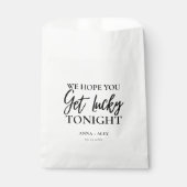 Lotto Gastgeschenke Hochzeiten Bags Heute Abend zu Geschenktütchen (Vorderseite)