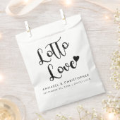 Lotto Liebe Lotterie Ticket Casino Chip Gunst Geschenktütchen (Ausgeschnitten)