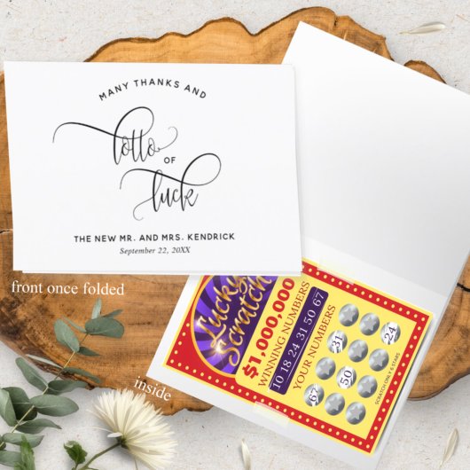 Lotto, Lotterie Ticket Gunst Karteninhaber